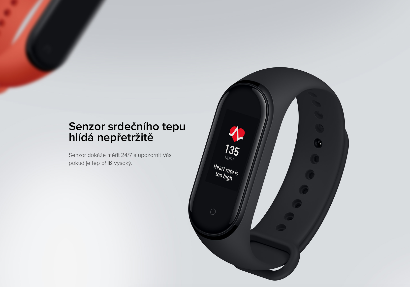 10 Xiaomi Mi Band 4 krokomer srdecni tep spanek tep